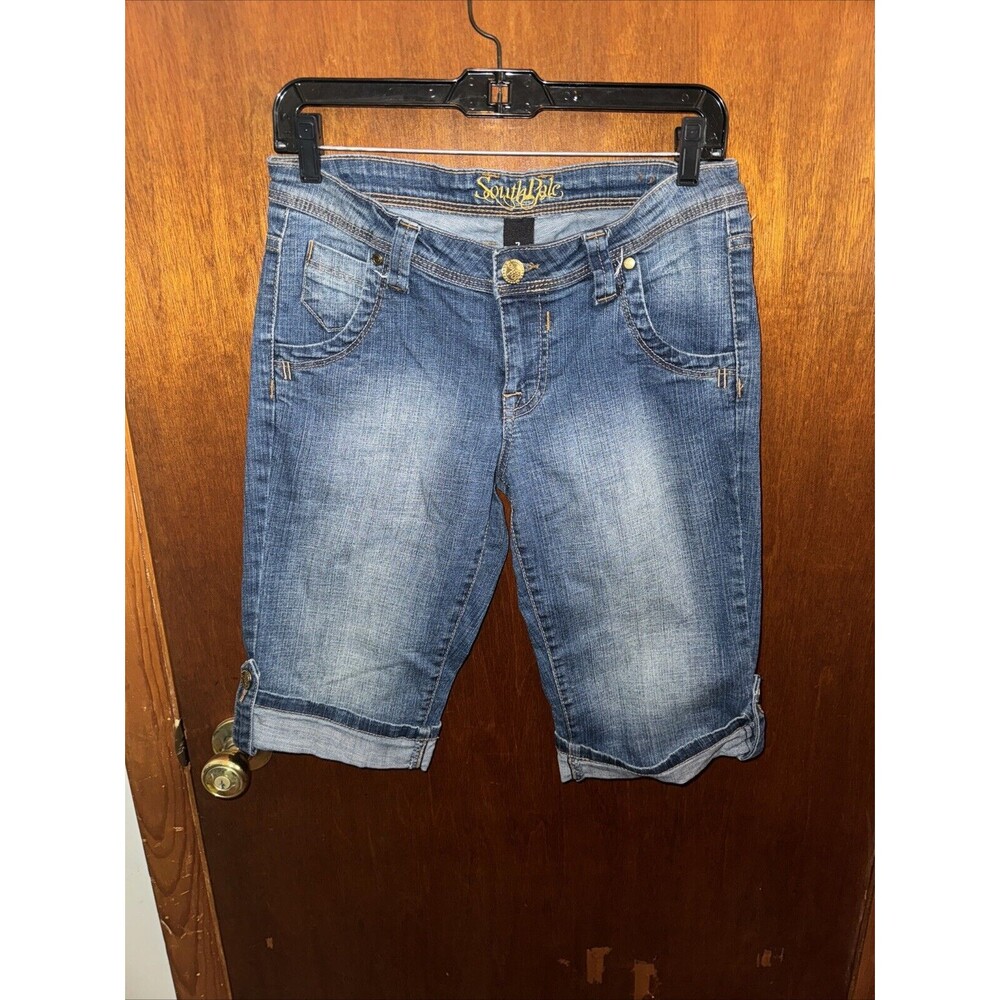 South Pole Women’s Denim Jorts Jean Shorts Size 7 Y2K